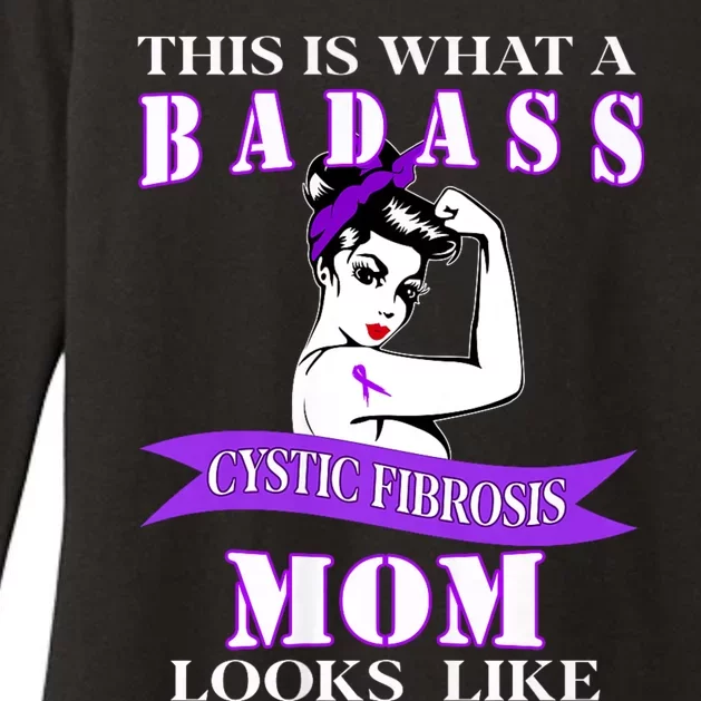 This Is What A Badass Cystic Fibrosis Mom Looks Like Womens CVC Long Sleeve Shirt