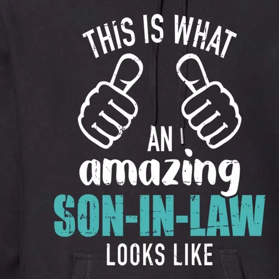 This Is What An Amazing Son In Law Looks Like Premium Hoodie