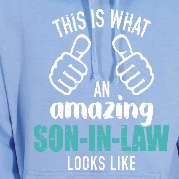 This Is What An Amazing Son In Law Looks Like Unisex Surf Hoodie