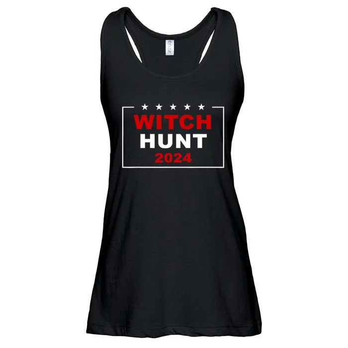 Trump Indictment Witch Hunt 2024 – Funny Quote Ladies Essential Flowy Tank