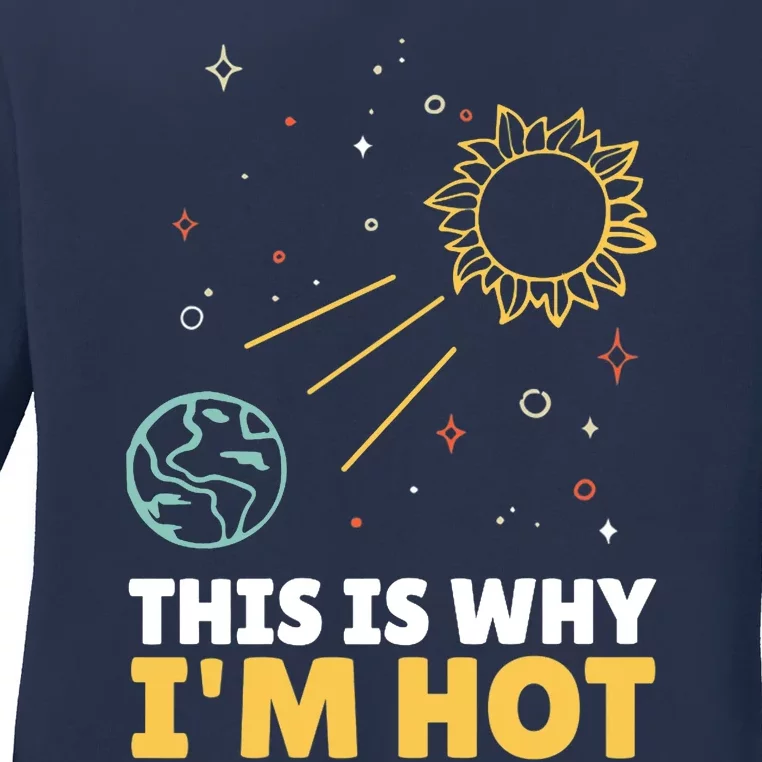 This Is Why I'm Pollution Ozone Earth Global Warming Premium Ladies Long Sleeve Shirt