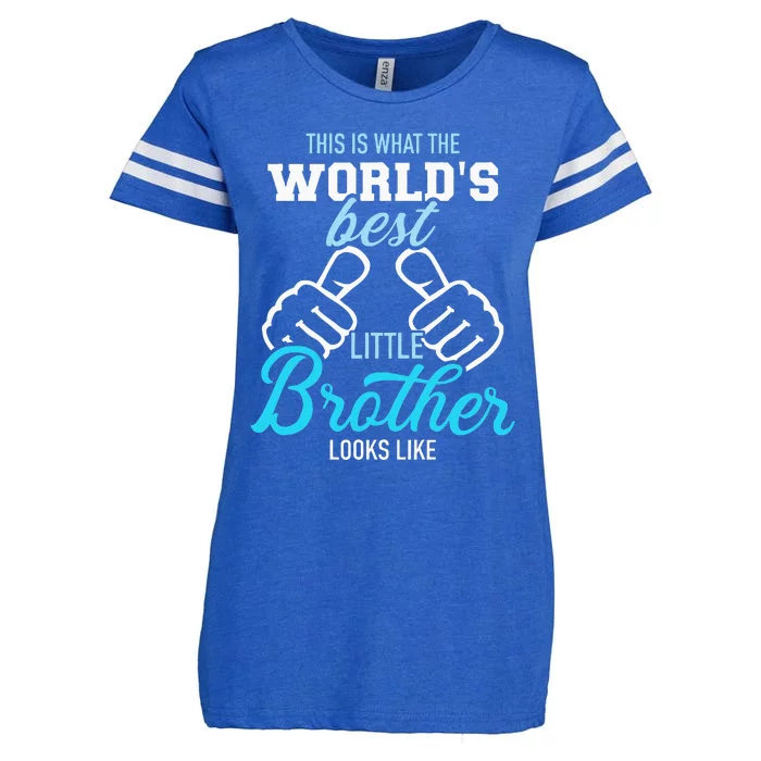 This Is What The Worlds Best Little Brother Looks Like Enza Ladies Jersey Football T-Shirt