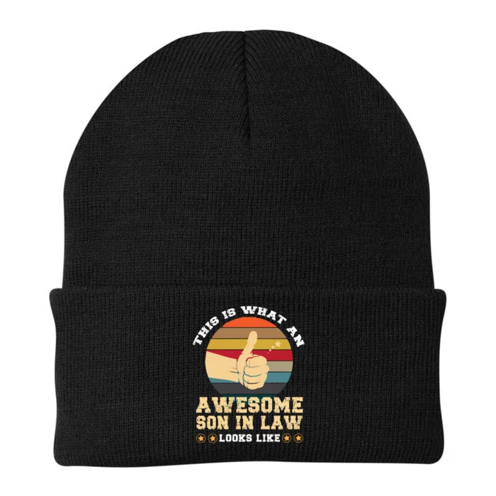 This Is What Awesome Son In Law Looks Knit Cap Winter Beanie