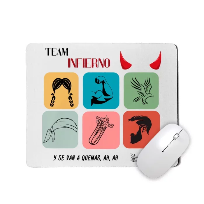 Team Infierno Wendy Guevara Team Playera Casa De Los Famosos!os Mousepad