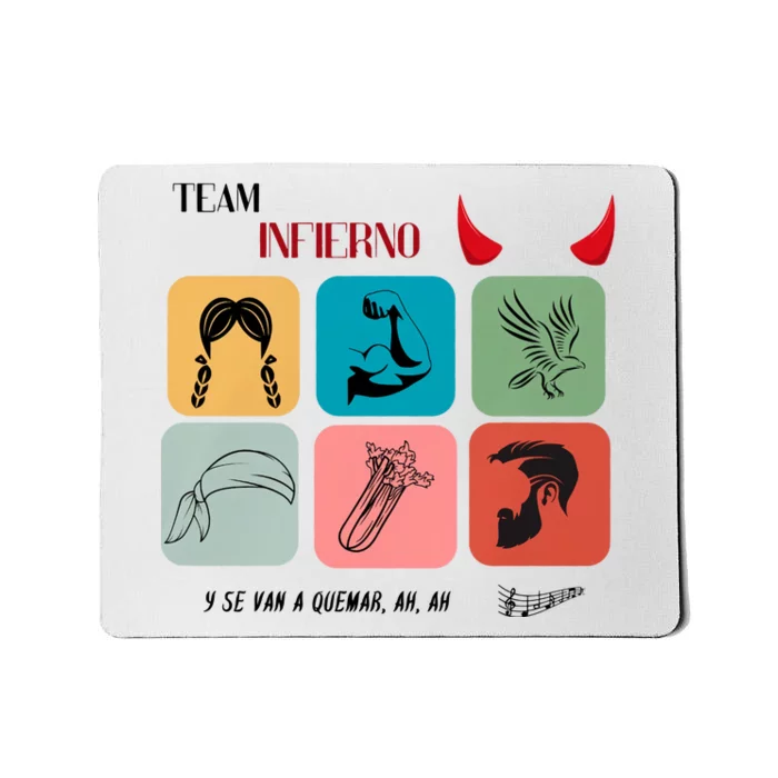 Team Infierno Wendy Guevara Team Playera Casa De Los Famosos!os Mousepad