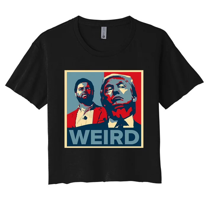 Trump Is Weird Women's Crop Top Tee