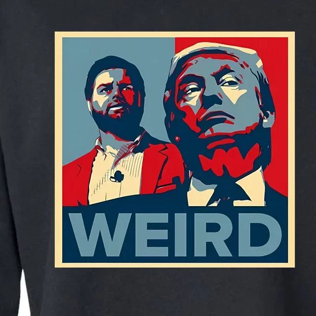 Trump Is Weird Cropped Pullover Crew