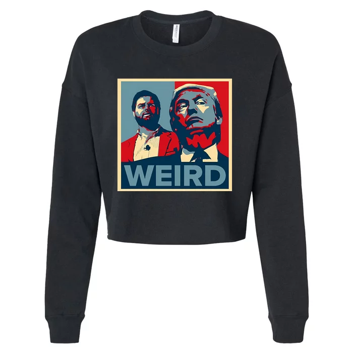 Trump Is Weird Cropped Pullover Crew