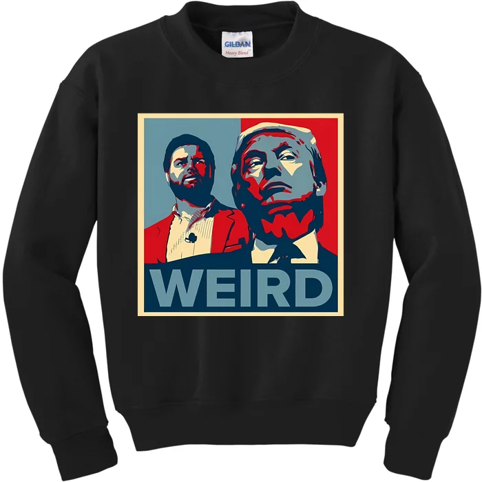 Trump Is Weird Kids Sweatshirt