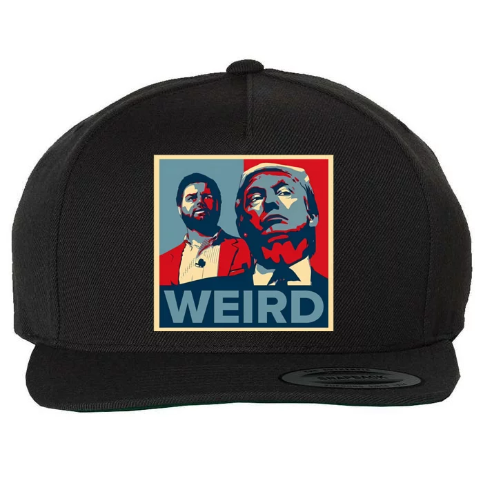 Trump Is Weird Wool Snapback Cap