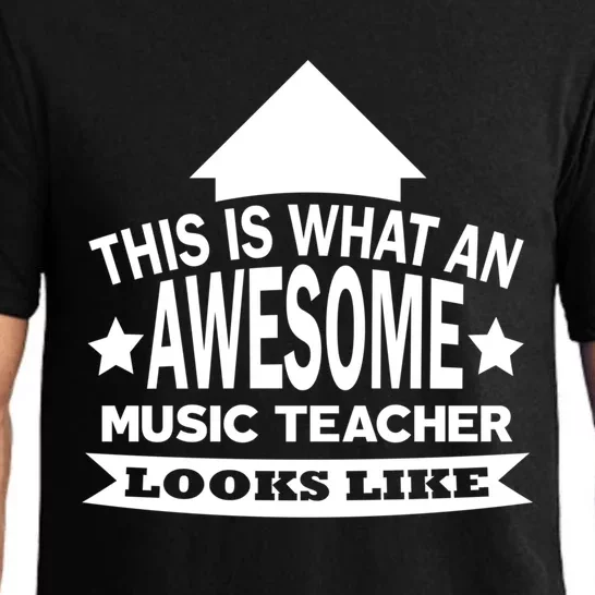 This Is What An Awesome Music Teacher Looks Like Great Gift Pajama Set