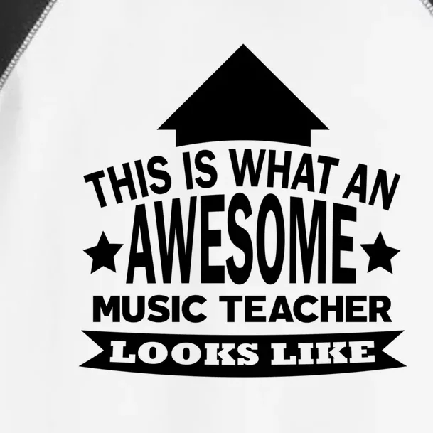 This Is What An Awesome Music Teacher Looks Like Great Gift Toddler Fine Jersey T-Shirt