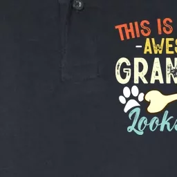 This Is What An Awesome Grandpaw Looks Like - Dog Grandpa Softstyle Adult Sport Polo