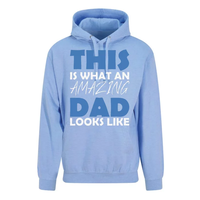 This Is What An Amazing Dad Looks Like Unisex Surf Hoodie