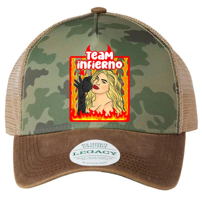 Team Infierno Wendy Guevara Funny Latina Legacy Tie Dye Trucker Hat