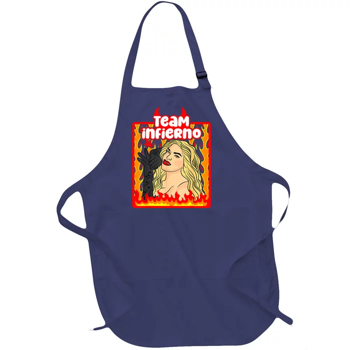 Team Infierno Wendy Guevara Funny Latina Full-Length Apron With Pocket