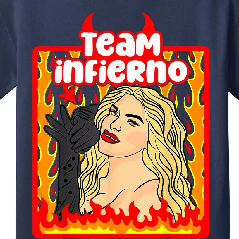 Team Infierno Wendy Guevara Funny Latina Kids T-Shirt