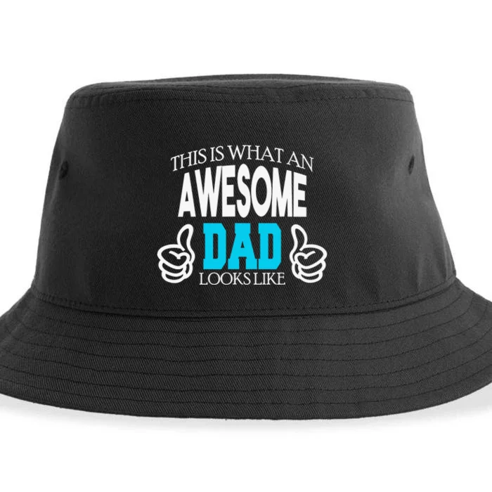 This Is What An Awesome Dad Looks Like Sustainable Bucket Hat