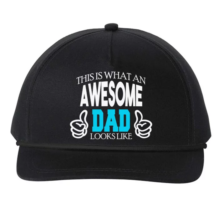 This Is What An Awesome Dad Looks Like Snapback Five-Panel Rope Hat