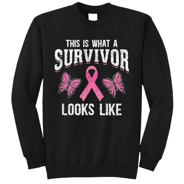 This Is What A Survivor Looks Like Breast Cancer Awareness Sweatshirt