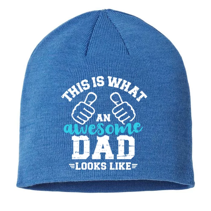 This Is What A Cool Dad Looks Like Gift 8 1/2in Sustainable Knit Beanie