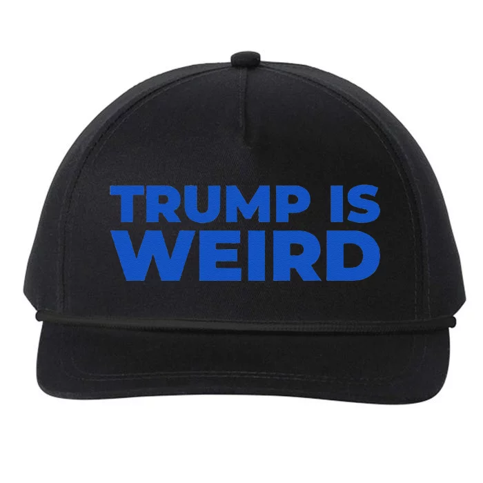 Trump Is Weird Snapback Five-Panel Rope Hat