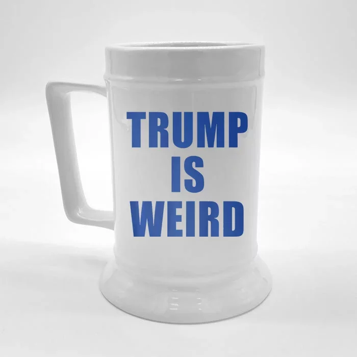 Trump Is Weird Premium Front & Back Beer Stein