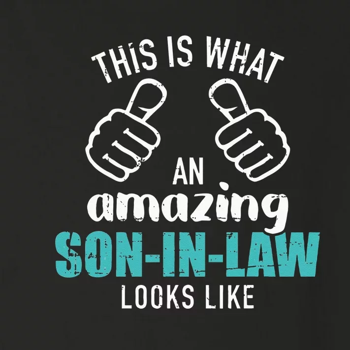 This Is What An Amazing Soninlaw Looks Like Toddler Long Sleeve Shirt