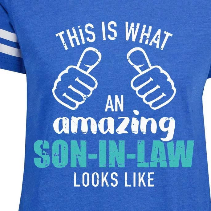 This Is What An Amazing Soninlaw Looks Like Enza Ladies Jersey Football T-Shirt