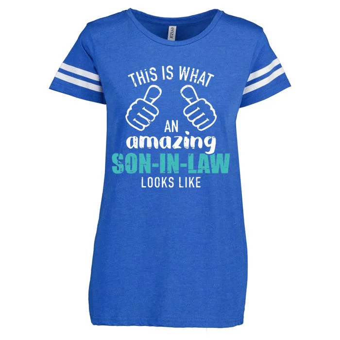 This Is What An Amazing Soninlaw Looks Like Enza Ladies Jersey Football T-Shirt