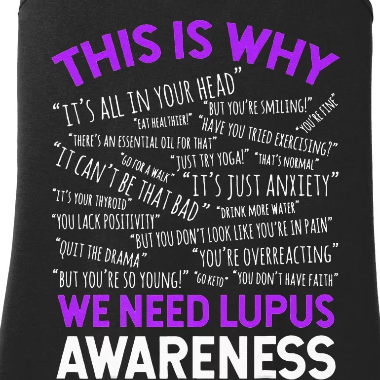 This Is Why We Need Lupus Awareness Ladies Essential Tank