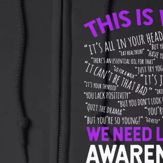 This Is Why We Need Lupus Awareness Full Zip Hoodie