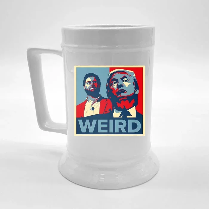 Trump Is Weird Trump Is Weirdo Front & Back Beer Stein