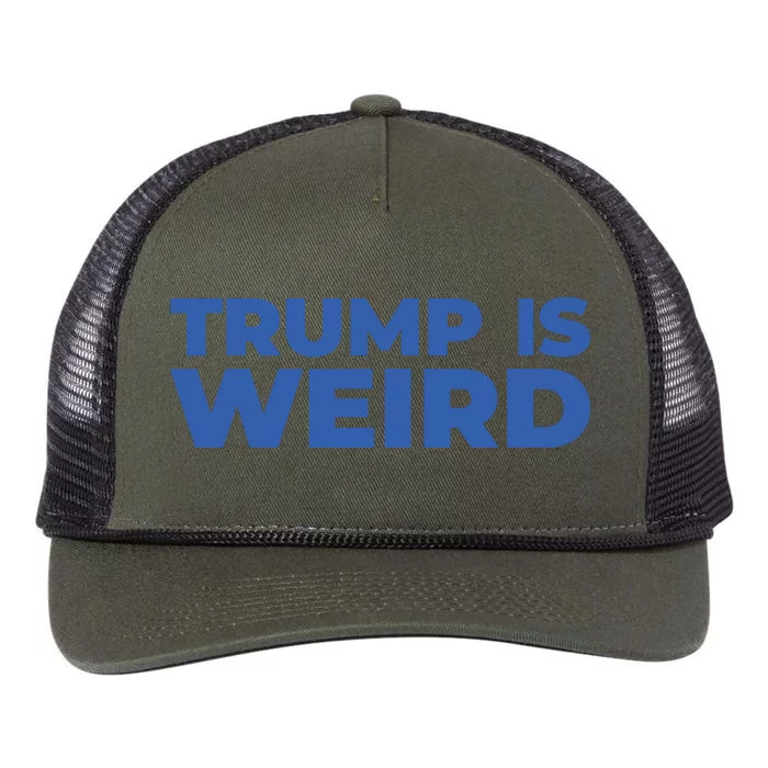 Trump Is Weird Retro Rope Trucker Hat Cap