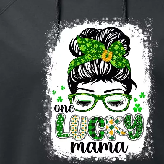 This Is What An Amazing Mom Looks Like Mothers Day Funny Performance Fleece Hoodie