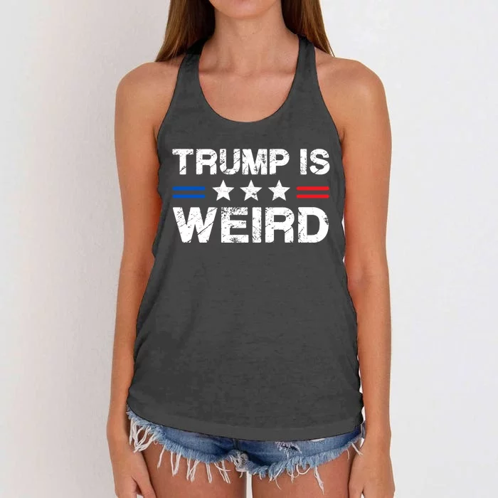 Trump Is Weird Women's Knotted Racerback Tank