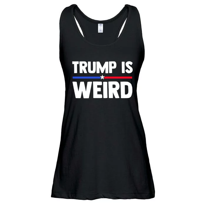 Trump Is Weird Ladies Essential Flowy Tank