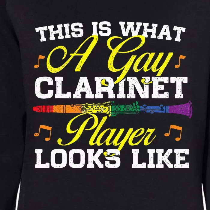 This Is What A Gay Clarinet Player Looks Like Clarinetist Womens California Wash Sweatshirt