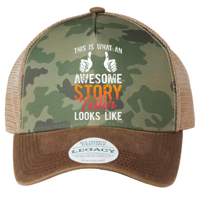 This Is What An Awesome Storyteller Looks Like Story Teller Legacy Tie Dye Trucker Hat