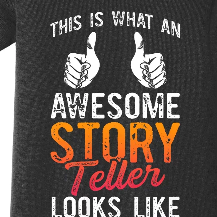 This Is What An Awesome Storyteller Looks Like Story Teller Baby Bodysuit