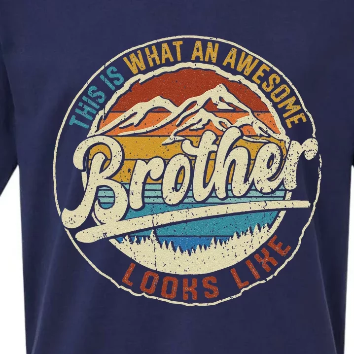 This Is What An Awesome Brother Looks Like Father's Day Gift Sueded Cloud Jersey T-Shirt