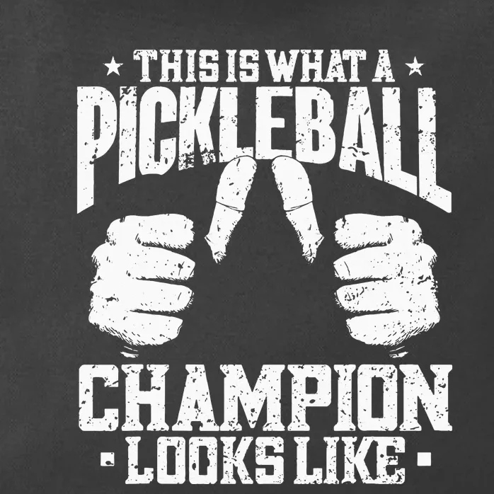 This Is What A Pickleball Champion Looks Like - Pickleball Zip Tote Bag