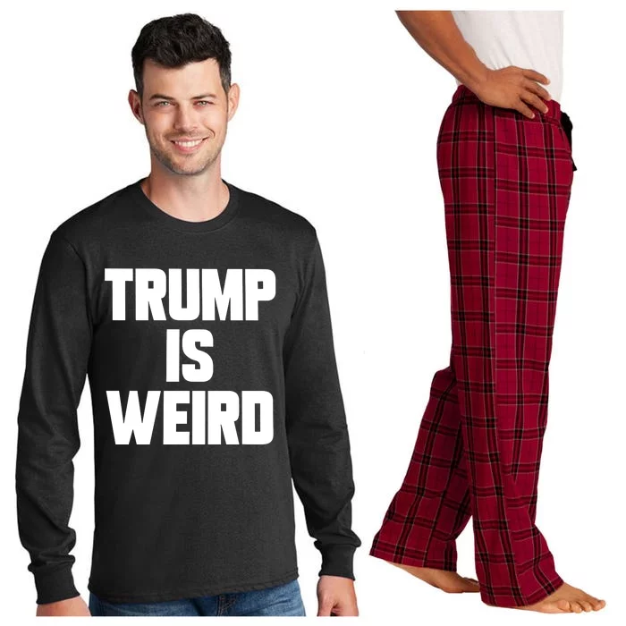 Trump Is Weird Long Sleeve Pajama Set