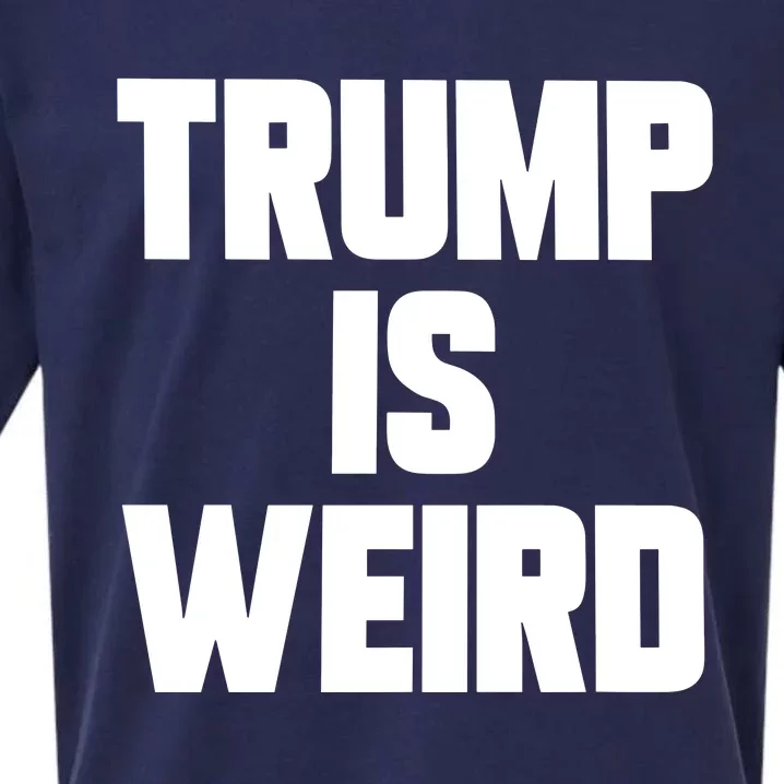 Trump Is Weird Sueded Cloud Jersey T-Shirt