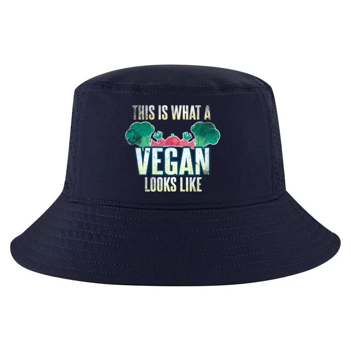 This Is What A Vegan Looks Like Veganism Gift Cool Comfort Performance Bucket Hat