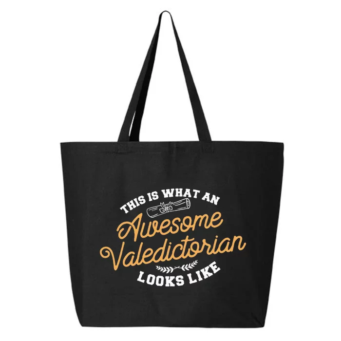 This Is What An Awesome Valedictorian Looks Like Graduation 25L Jumbo Tote