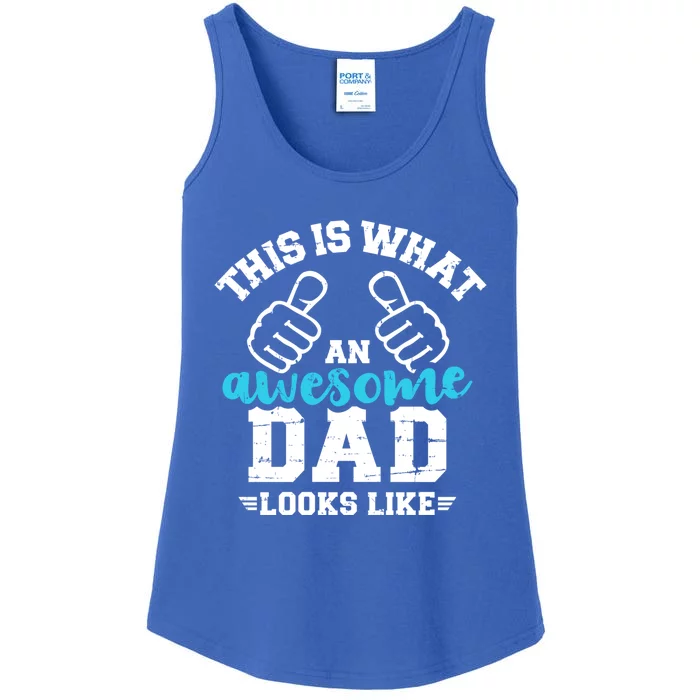 This Is What A Cool Dad Looks Like Funny Gift Ladies Essential Tank