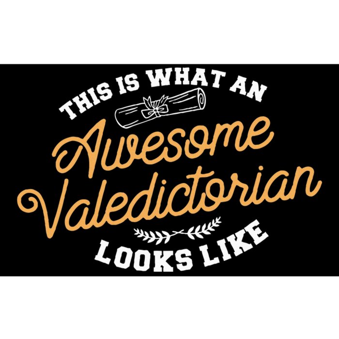 This Is What An Awesome Valedictorian Looks Like Graduation Bumper Sticker