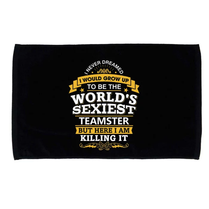 Teamster Idea Worlds Sexiest Teamsters Microfiber Hand Towel