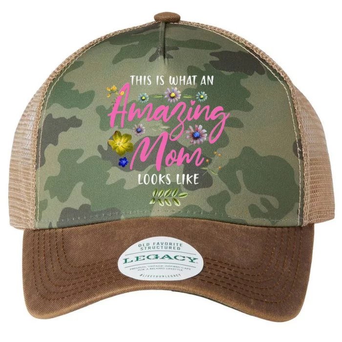 This Is What An Amazing Mom Looks Like Mother's Day Legacy Tie Dye Trucker Hat